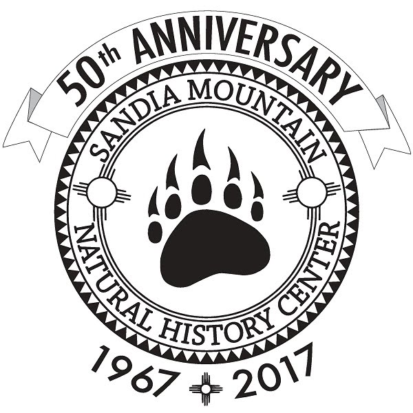 Sandia mountain natural history center 50th Anniversary badge
